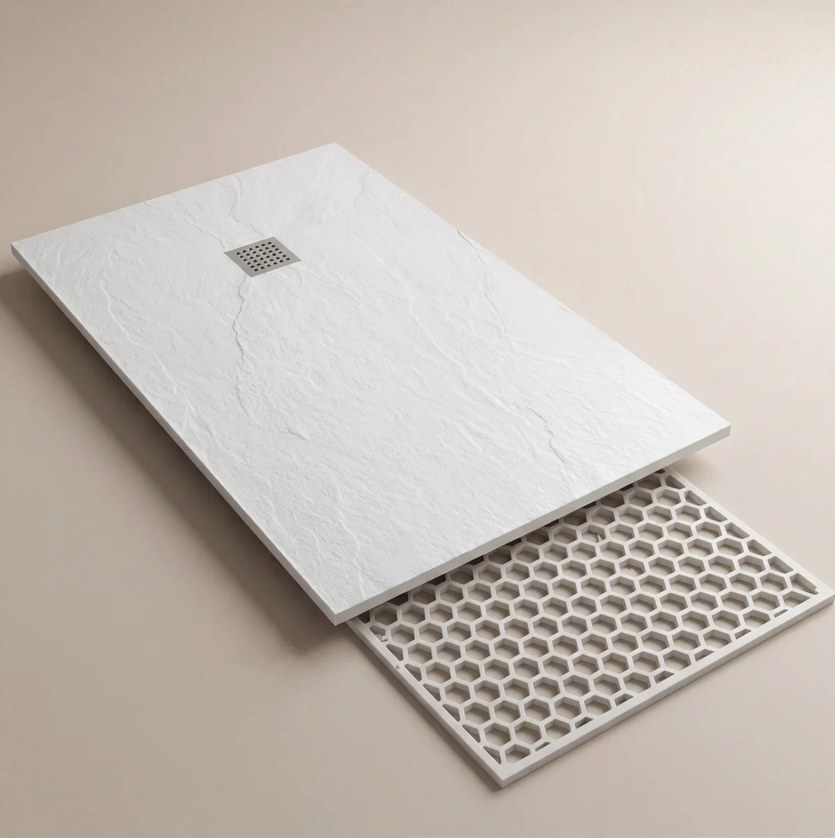 Estructura inferior Hexacore en forma de panal